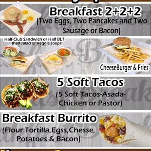 Week Days Specials $7.99