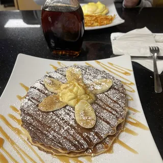 Banana Caramel Pancakes