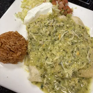 Green Chicken Enchiladas