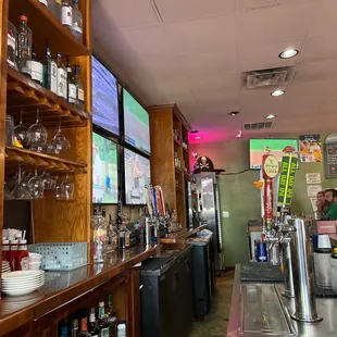 TV screens to while away time and many means beyond just wine.