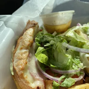They automatically toast their Italian Hero sandwich. Be warned.