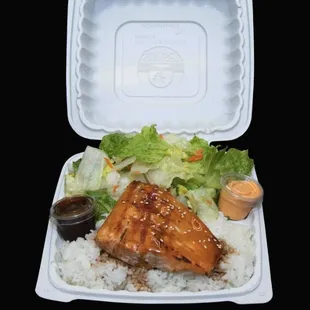 salmon teriyaki