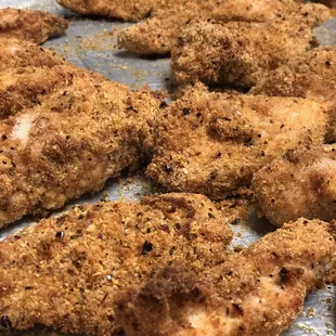 Breaded chicken