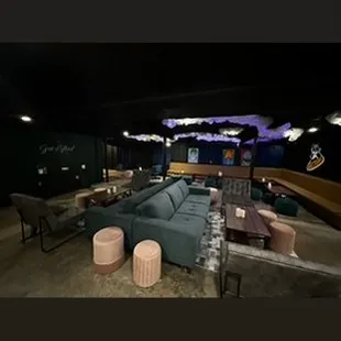 the seating area of a movie theater