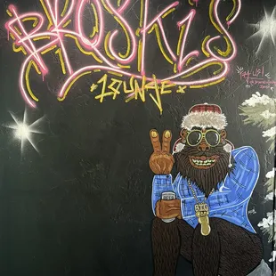 a gorilla wearing a santa hat