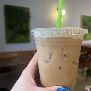 Iced Vanilla Latte