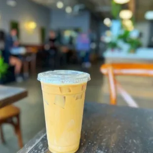 White Mocha Iced Latte