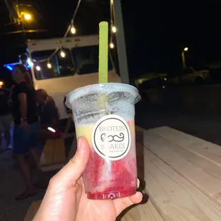 Tropical 2 Layer Smoothie.