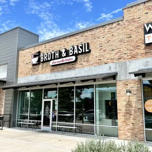 the front of a restaurant