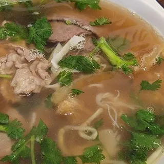 Pho Rare Steak, Flank & Tripe