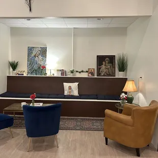 the waiting area