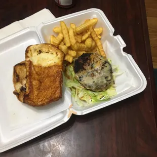 Not the most eye catching burger, zoom in, taste was OK