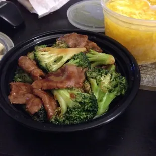 Small beef and brocolli