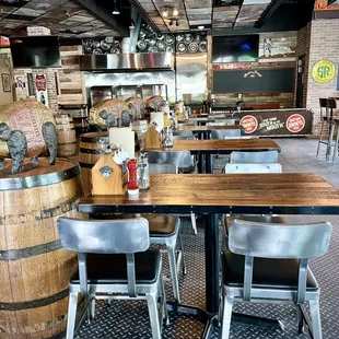 the inside of the restaurant