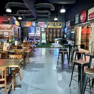 the inside of the restaurant