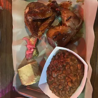 Brother Jimmy's Dry Rubbed Smoked Half Chicken