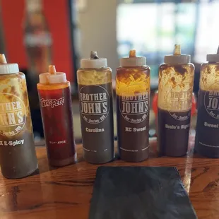 Big selection of BBQ SAUCES