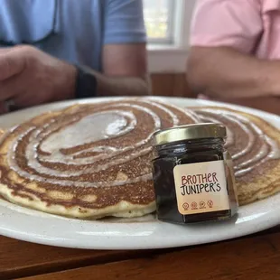 2 Piece Cinnamon Roll Pancakes