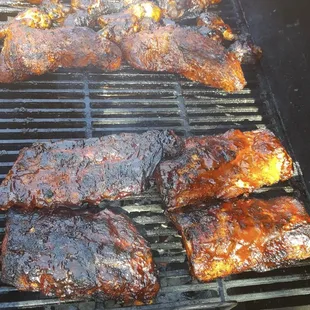 Pork Ribs w Brother Ray's seasoning