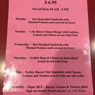Specials as of 2/2019
