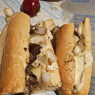 Classic cheesesteak white wit