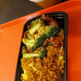 broccoli and rice