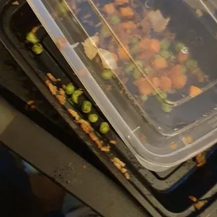 peas and carrots. I only missed one lone carrot cube