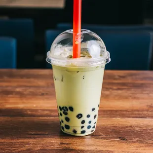 matcha bubble tea