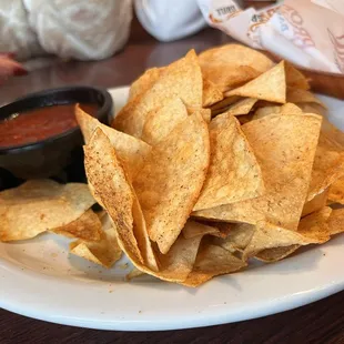 Fresh Fried Tortilla Chips &amp; Salsa