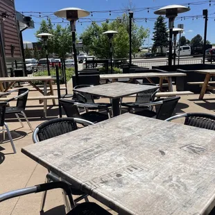 Outside seating