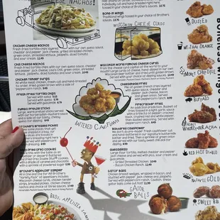 Menu as of June 8, 2022