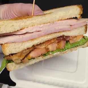 Gigantic club sandwich!