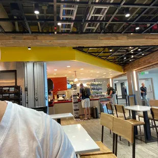 a man in a restaurant