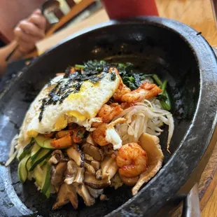 Seafood Bibimbap