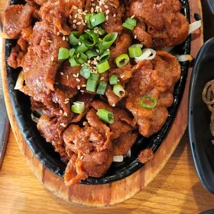 Spicy pork