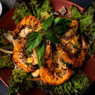 11. Goi Tom Nuong
Special grilled shrimp salad