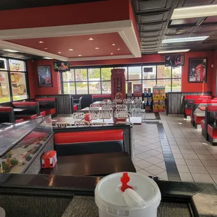 Large, clean dining room