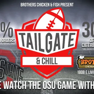Come watch the games at Brother&apos;s Chicken &amp; Fish