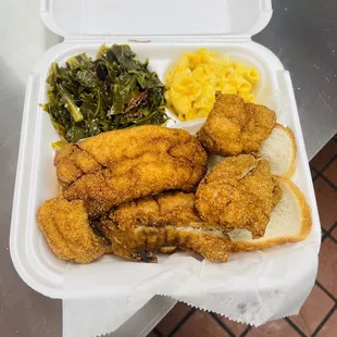 a tray of food
