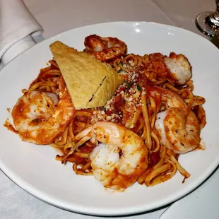 Shrimp marinara