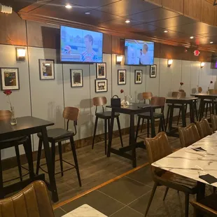 Inside of the restaurant on the second floor