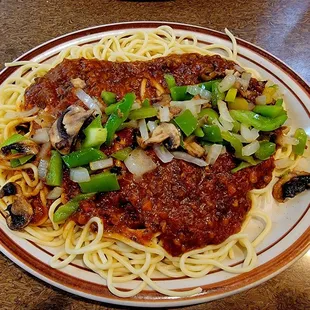 House Spaghetti so good!