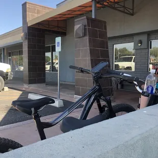 Sunday bike ride and breakfast on the patio