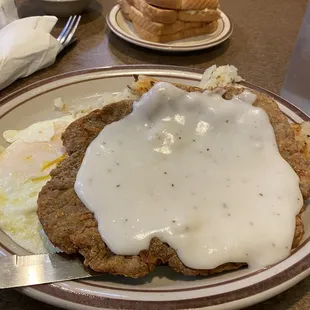 Chicken Fried Steak &amp; 2 Eggs