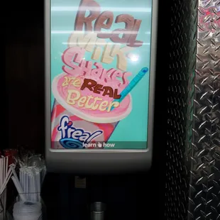 an ice cream machine