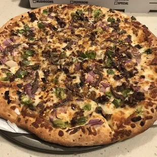 Philly Steak Pizza