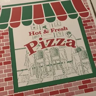 pizza by the slice came in this box