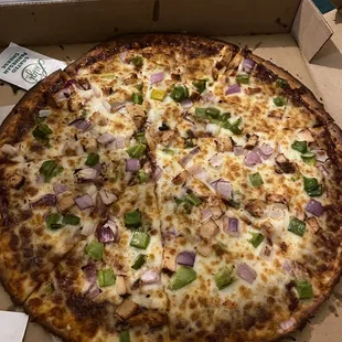 Brothers BBQ 14&quot; Specialty Pizza on Gluten-Free Crust