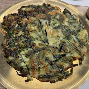 Chives pancake