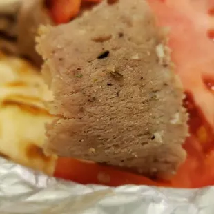 Moist tasty gyro meat